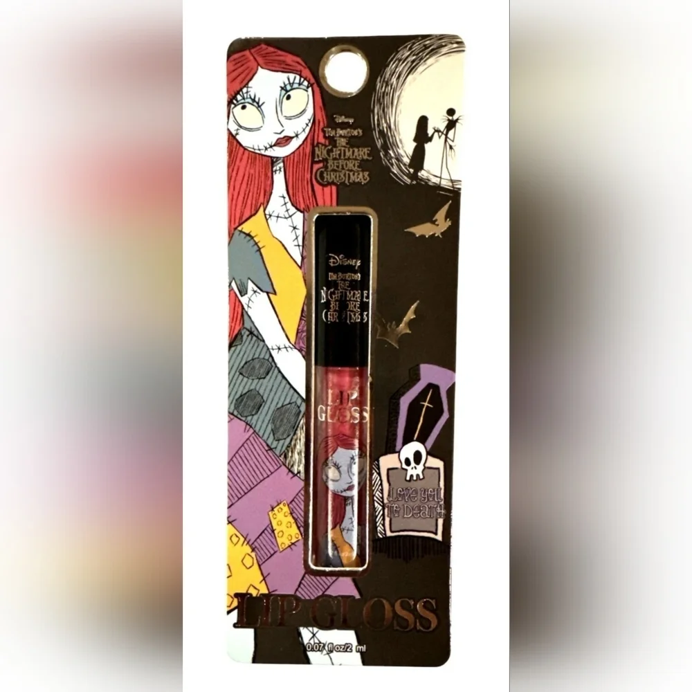 Disney Nightmare Before Christmas Sally Wand Lip Gloss Halloween Tim Burton